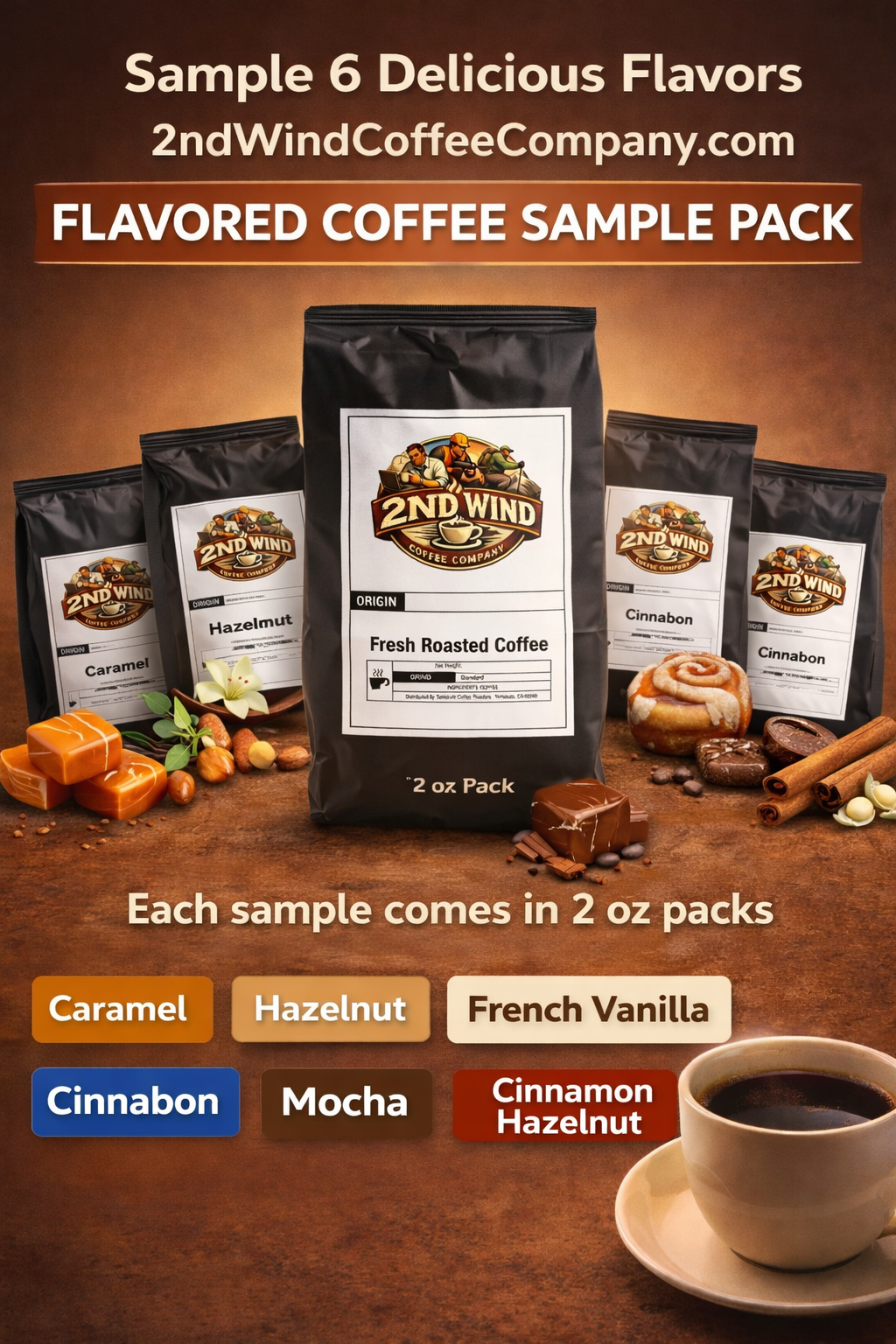 Flavored Coffees Sample Pack