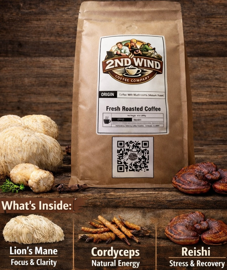 Coffee with Mushrooms Medium Roast